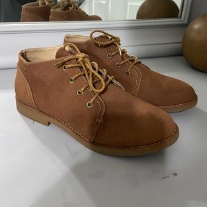 Brown Booties size 7 1/2